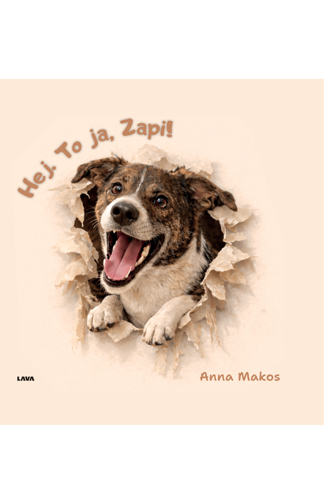 Okładka książki dla dzieci Hej. To ja, Zapi! Anna Makos